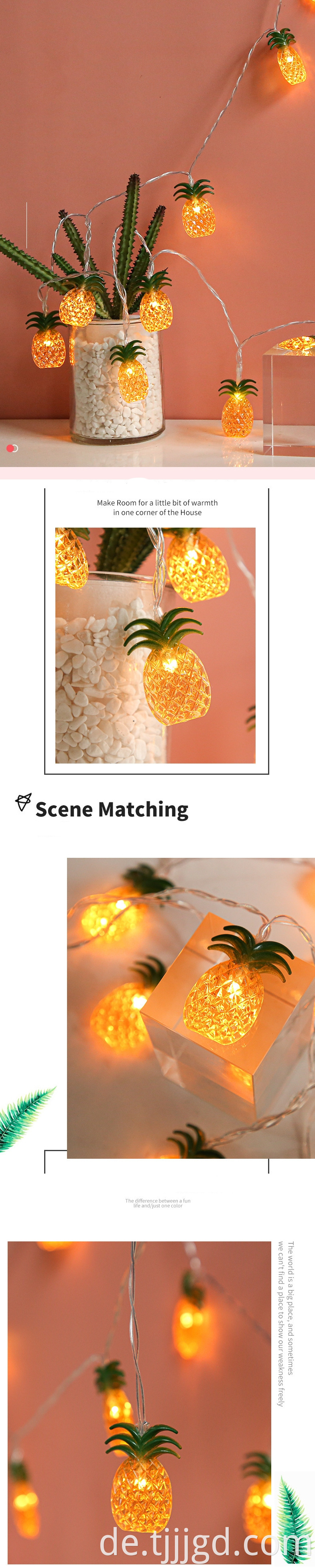 LED Pineapple Shaped Light String